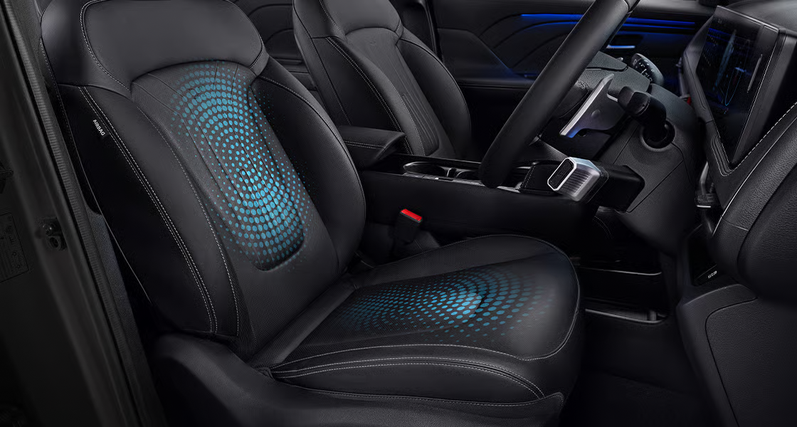 Driver Ventilated Seat*
Driver Power Seat (8-way)*